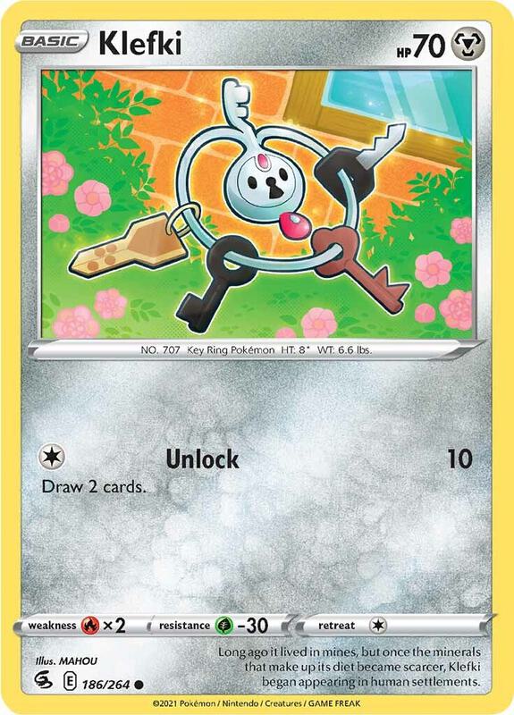 Klefki - Normal 186/264 Fusion Strike | Common Pokemon Card