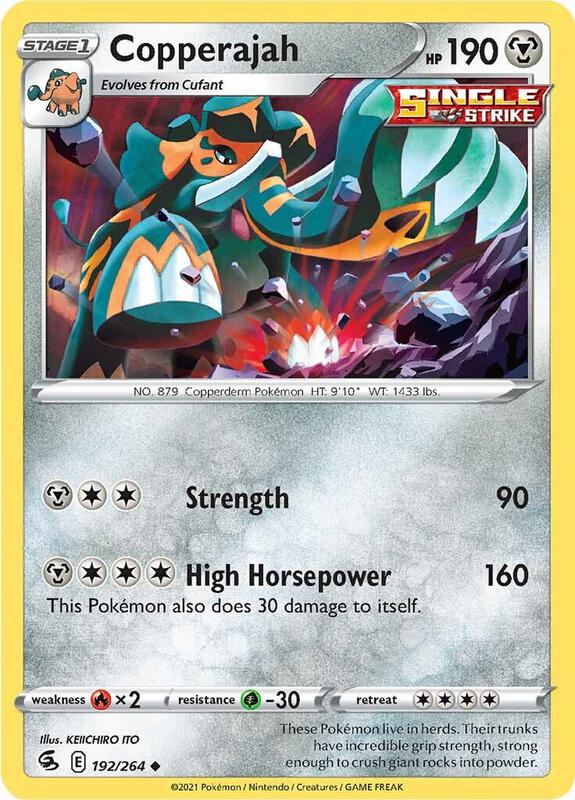 Copperajah - Reverse Holofoil 192/264 Fusion Strike | Uncommon Pokemon Card