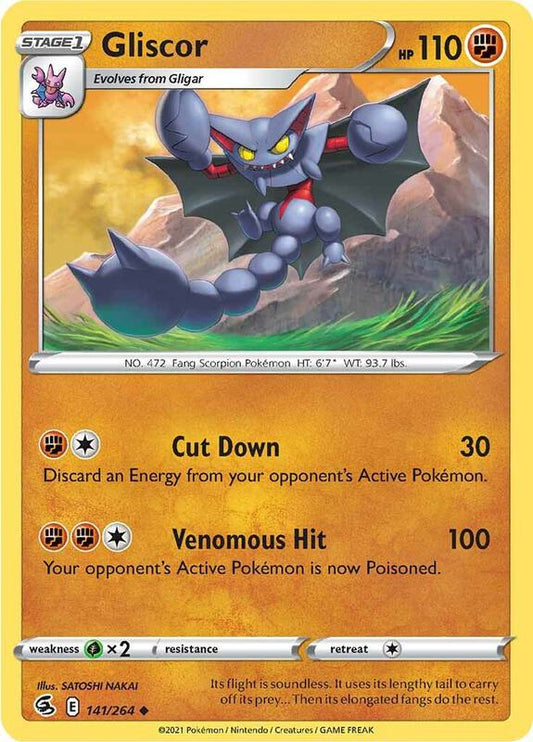 Gliscor - Normal 141/264 Fusion Strike | Uncommon Pokemon Card