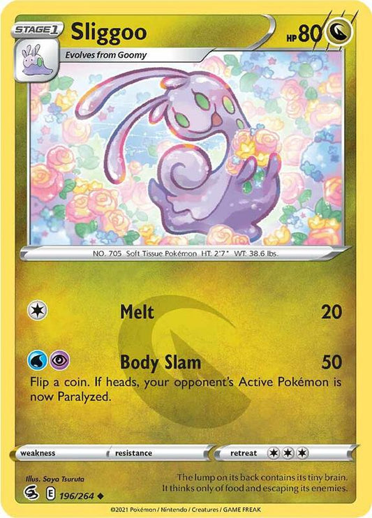 Sliggoo - Reverse Holofoil 196/264 Fusion Strike | Uncommon Pokemon Card