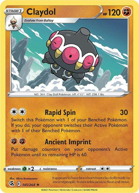 Claydol - Normal 145/264 Fusion Strike | Rare Pokemon Card