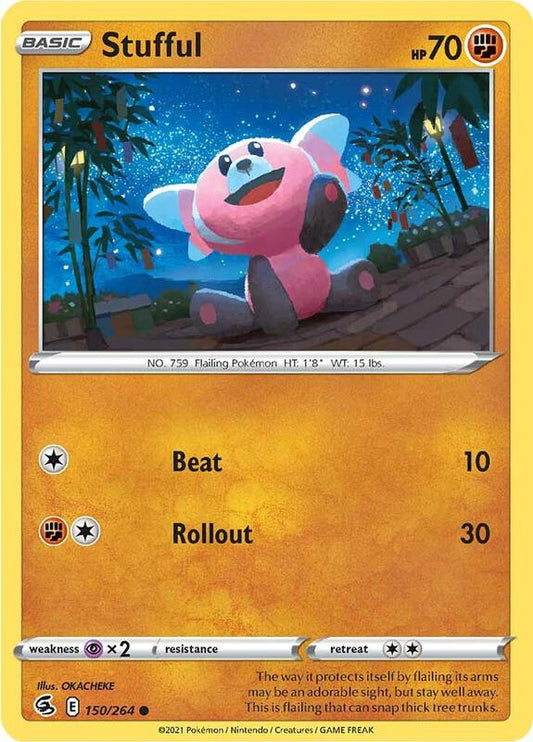 Stufful - Reverse Holofoil 150/264 Fusion Strike | Common Pokemon Card