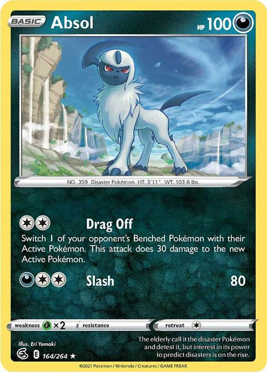 Absol - Normal 164/264 Fusion Strike | Rare Pokemon Card