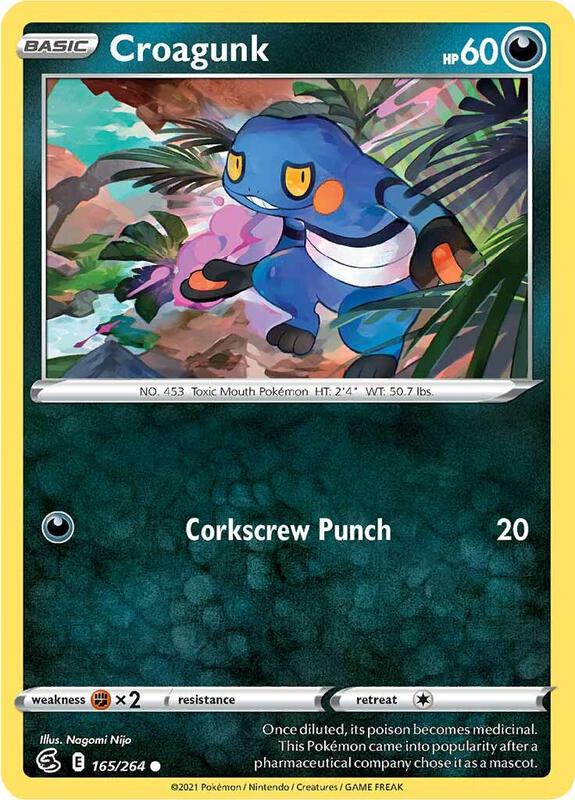 Croagunk - Normal 165/264 Fusion Strike | Common Pokemon Card
