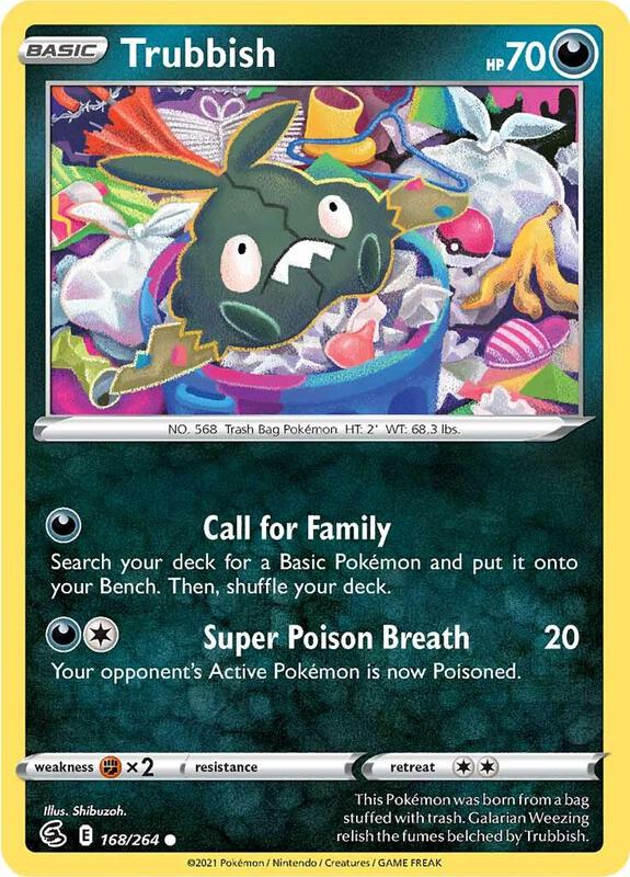 Trubbish - Reverse Holofoil 168/264 Fusion Strike | Common Pokemon Card