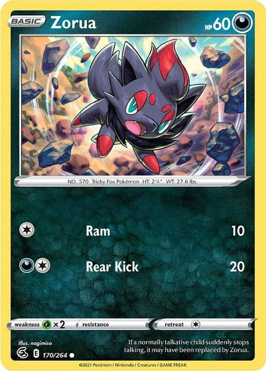 Zorua - Normal 170/264 Fusion Strike | Common Pokemon Card