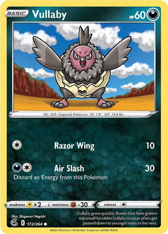 Vullaby - Normal 172/264 Fusion Strike | Common Pokemon Card