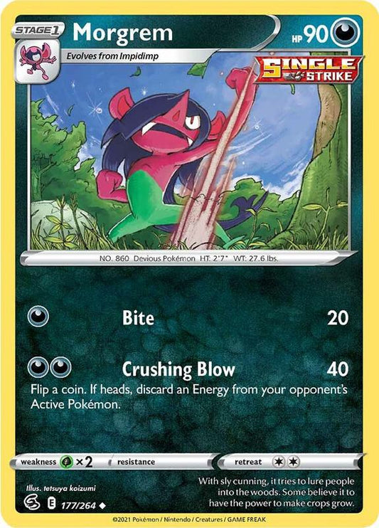 Morgrem - Reverse Holofoil 177/264 Fusion Strike | Uncommon Pokemon Card