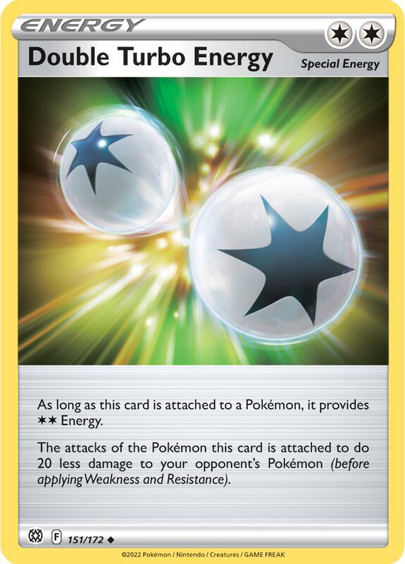 Double Turbo Energy - Normal 151/172 Brilliant Stars | Uncommon Energy Card
