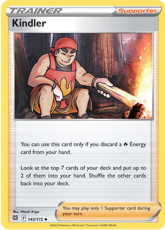 Kindler - Reverse Holofoil 143/172 Brilliant Stars | Uncommon Trainer Card