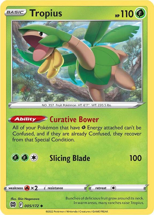 Tropius - Normal 005/172 Brilliant Stars | Uncommon Pokemon Card