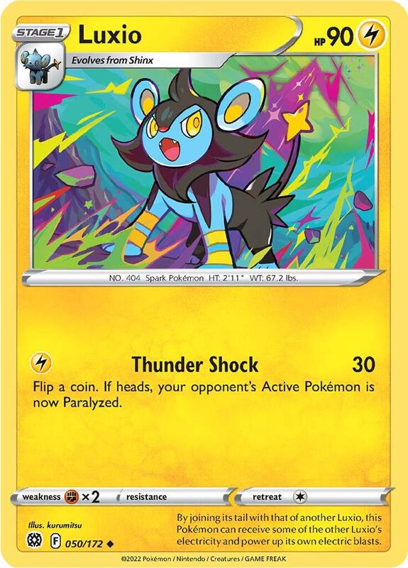 Luxio - Normal 050/172 Brilliant Stars | Uncommon Pokemon Card