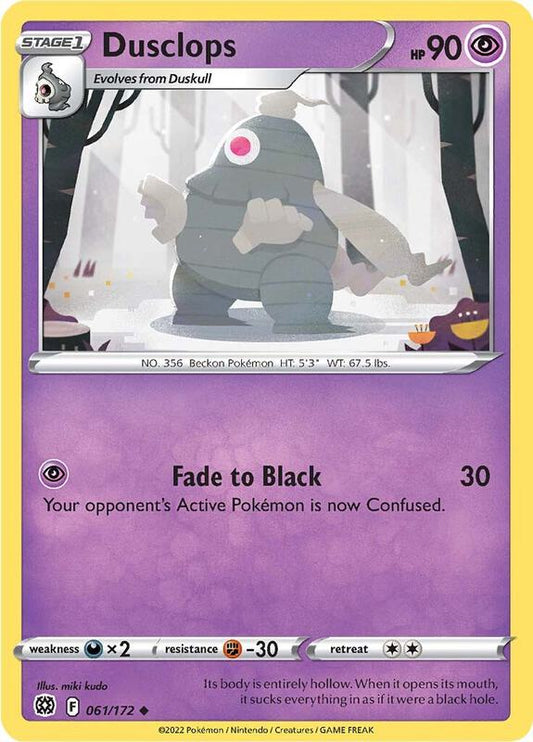Dusclops - Reverse Holofoil 061/172 Brilliant Stars | Uncommon Pokemon Card