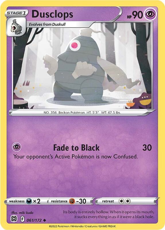 Dusclops - Normal 061/172 Brilliant Stars | Uncommon Pokemon Card