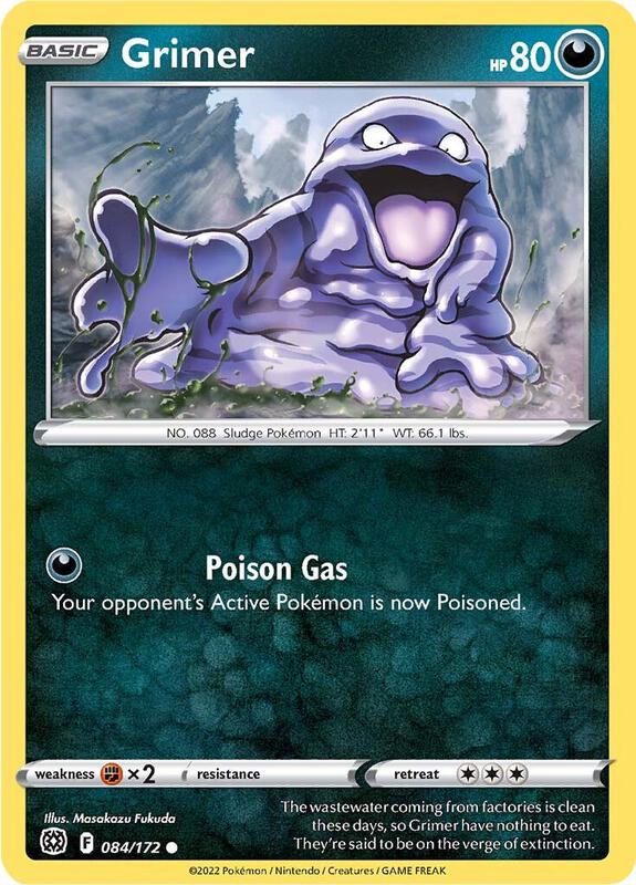 Grimer - Normal 084/172 Brilliant Stars | Common Pokemon Card