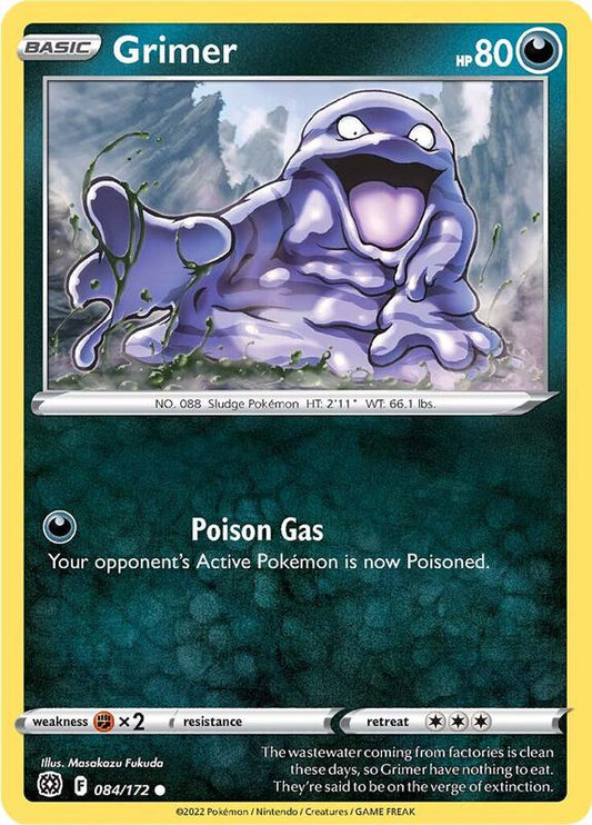 Grimer - Normal 084/172 Brilliant Stars | Common Pokemon Card
