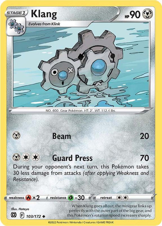Klang - Reverse Holofoil 103/172 Brilliant Stars | Uncommon Pokemon Card