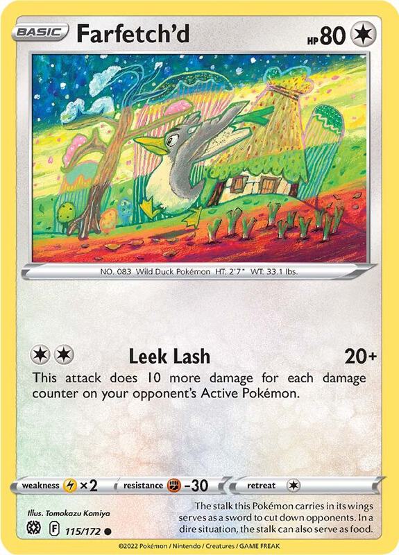 Farfetch'd - Reverse Holofoil 115/172 Brilliant Stars | Common Pokemon Card
