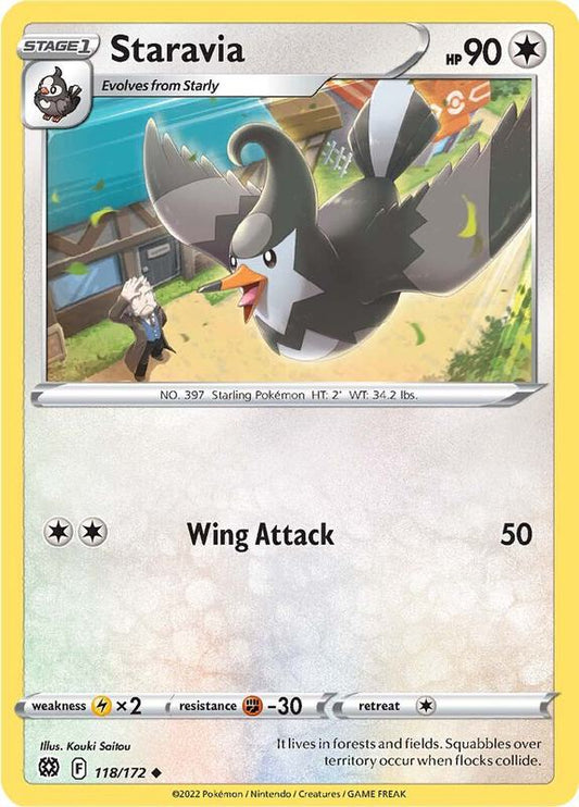 Staravia - Normal 118/172 Brilliant Stars | Uncommon Pokemon Card