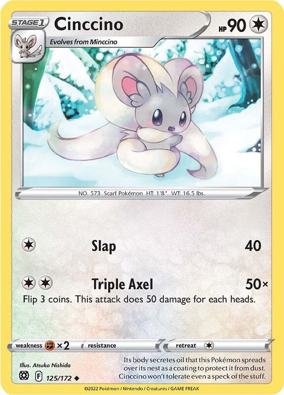 Cinccino - Normal 125/172 Brilliant Stars | Uncommon Pokemon Card