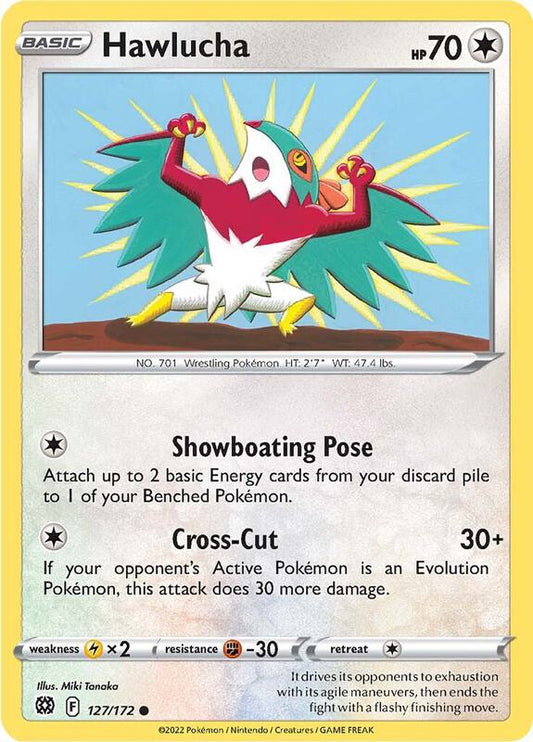 Hawlucha - Normal 127/172 Brilliant Stars | Common Pokemon Card