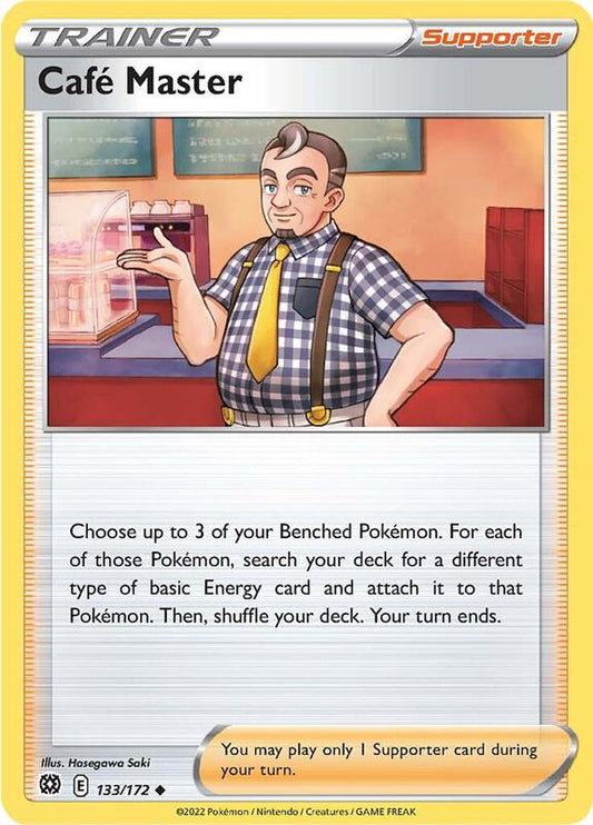 Cafe Master - Normal 133/172 Brilliant Stars | Uncommon Trainer Card