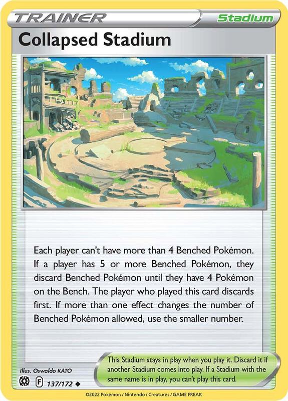 Collapsed Stadium - Normal 137/172 Brilliant Stars | Uncommon Trainer Card