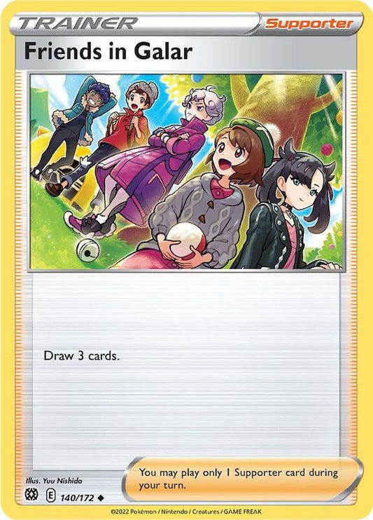 Friends in Galar - Reverse Holofoil 140/172 Brilliant Stars | Uncommon Trainer Card