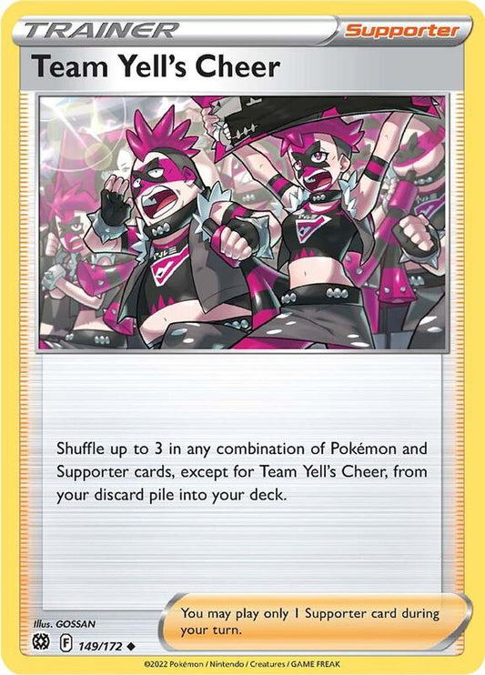 Team Yell's Cheer - Normal 149/172 Brilliant Stars | Uncommon Trainer Card