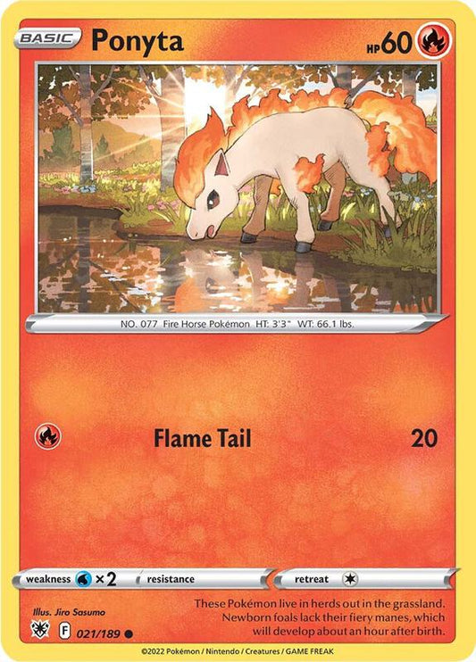 Ponyta - Normal 021/189 Astral Radiance | Common Pokemon Card