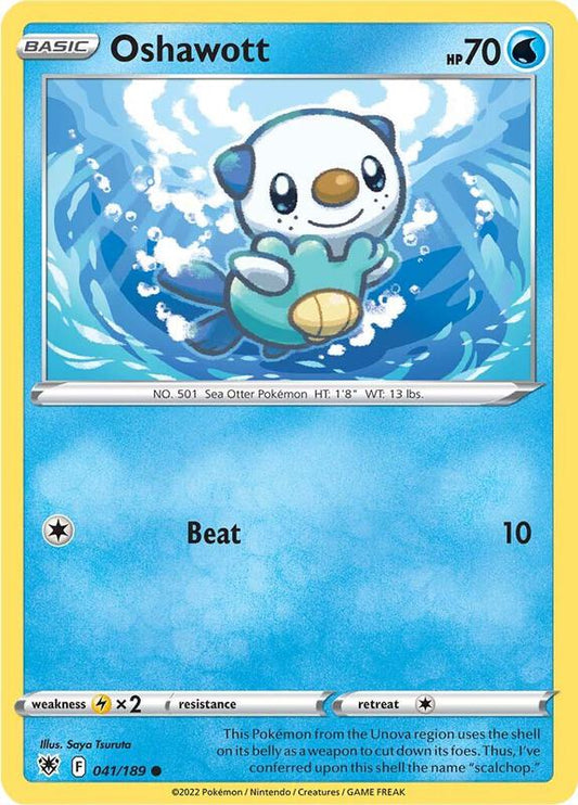 Oshawott - Reverse Holofoil 041/189 Astral Radiance | Common Pokemon Card