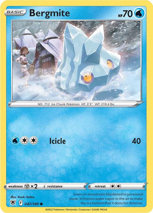 Bergmite - Normal 047/189 Astral Radiance | Common Pokemon Card