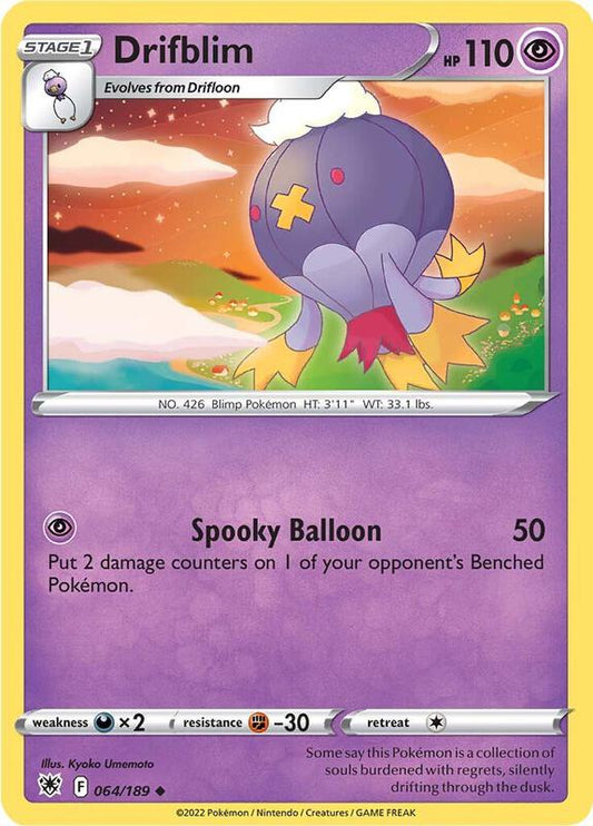 Drifblim - Normal 064/189 Astral Radiance | Uncommon Pokemon Card