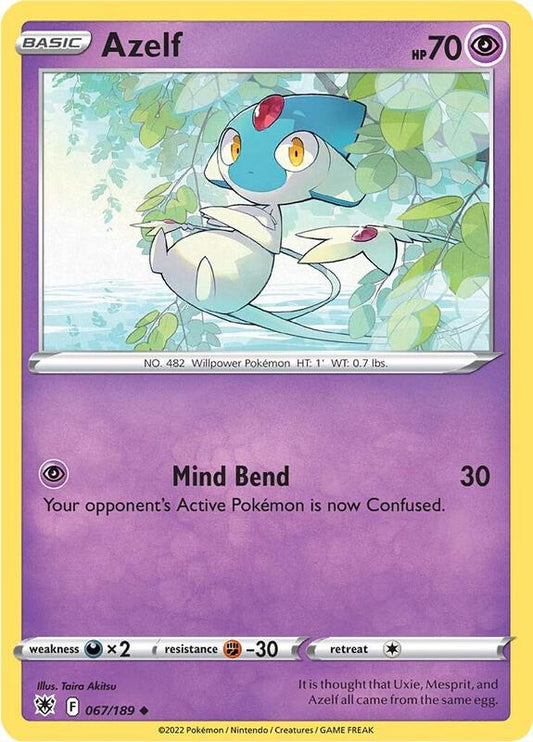 Azelf - Normal 067/189 Astral Radiance | Uncommon Pokemon Card