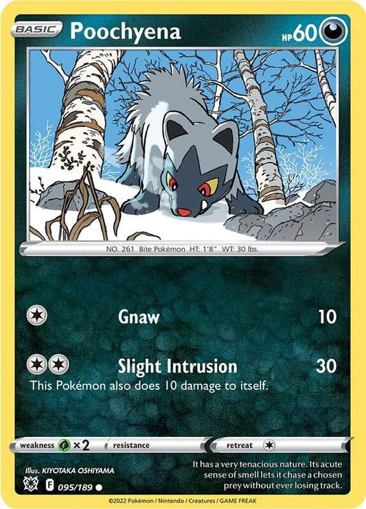 Poochyena - Reverse Holofoil 095/189 Astral Radiance | Common Pokemon Card