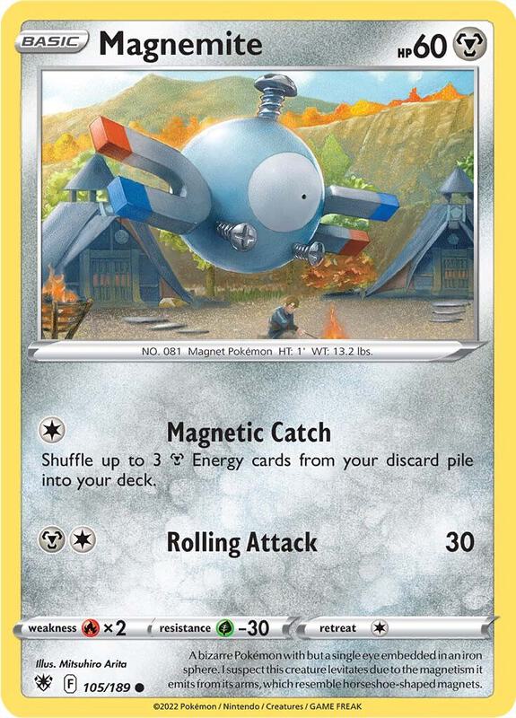 Magnemite - Normal 105/189 Astral Radiance | Common Pokemon Card