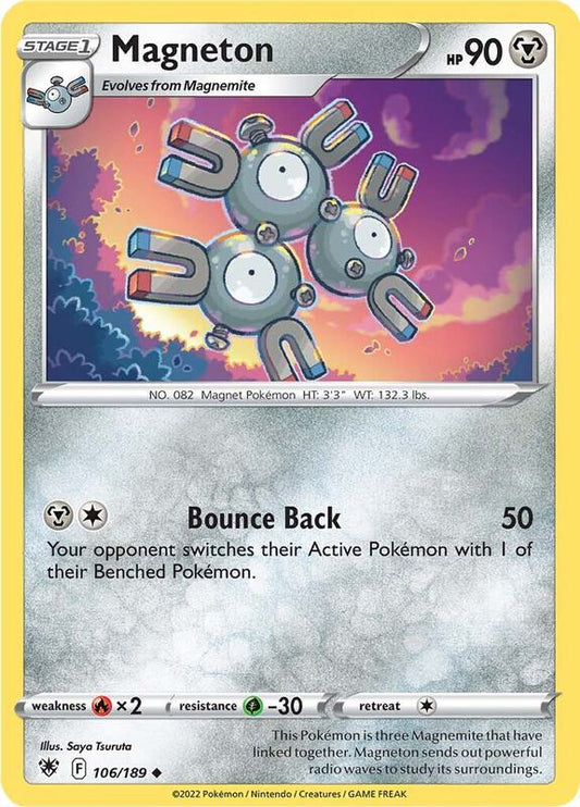 Magneton - Reverse Holofoil 106/189 Astral Radiance | Uncommon Pokemon Card