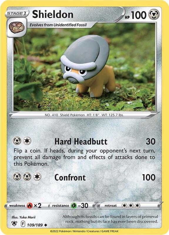 Shieldon - Reverse Holofoil 109/189 Astral Radiance | Uncommon Pokemon Card