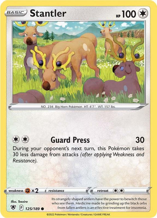 Stantler - Normal 125/189 Astral Radiance | Common Pokemon Card
