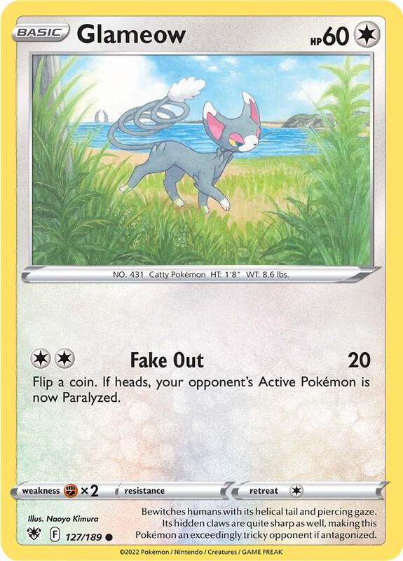 Glameow - Normal 127/189 Astral Radiance | Common Pokemon Card