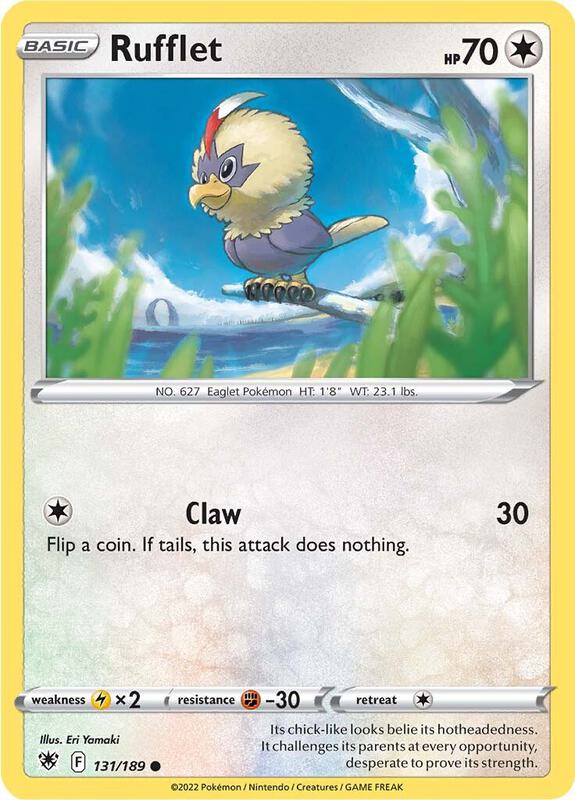 Rufflet - Normal 131/189 Astral Radiance | Common Pokemon Card