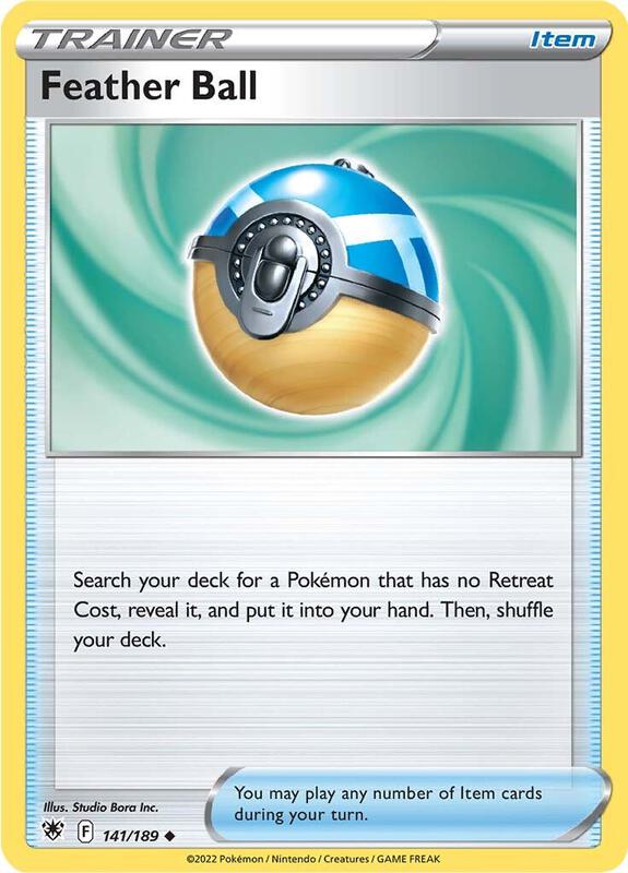 Feather Ball - Reverse Holofoil 141/189 Astral Radiance | Uncommon Trainer Card