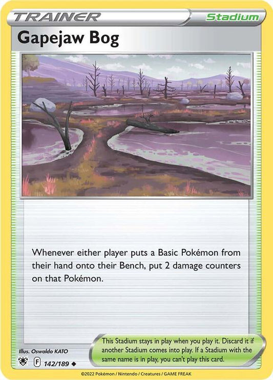 Gapejaw Bog - Normal 142/189 Astral Radiance | Uncommon Trainer Card