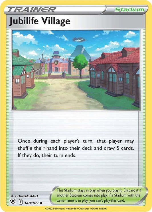 Jubilife Village - Reverse Holofoil 148/189 Astral Radiance | Uncommon Trainer Card