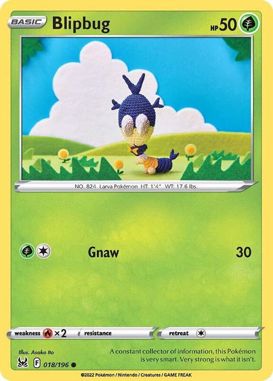Blipbug - Reverse Holofoil 018/196 Lost Origin | Common Pokemon TCG PokePursuitTCG