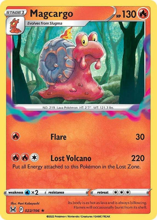 Magcargo - Reverse Holofoil 022/196 Lost Origin | Rare Pokemon TCG PokePursuitTCG