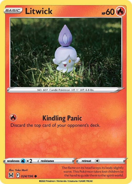 Litwick - Normal 024/196 Lost Origin | Common Pokemon TCG PokePursuitTCG