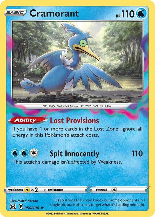 Cramorant - Reverse Holofoil 050/196 Lost Origin | Rare Pokemon TCG PokePursuitTCG
