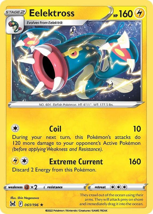 Eelektross - Normal 061/196 Lost Origin | Rare Pokemon TCG PokePursuitTCG