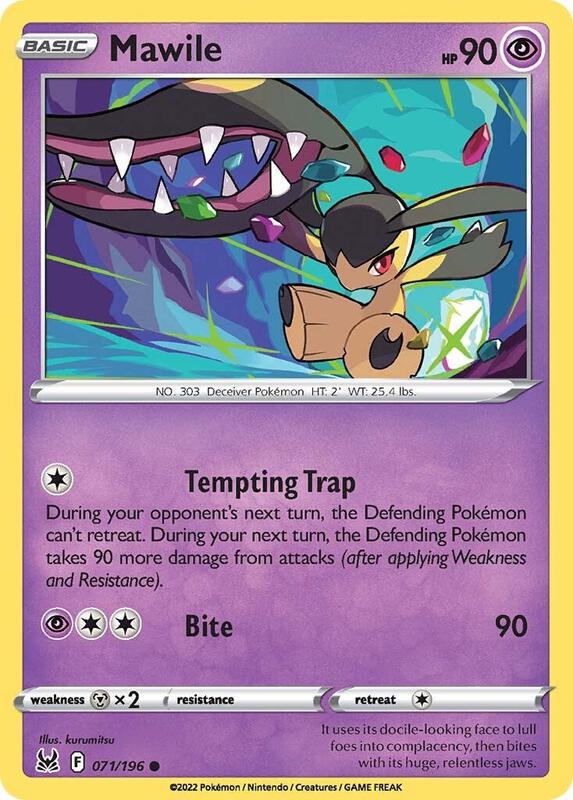 Mawile - Reverse Holofoil 071/196 Lost Origin | Common Pokemon TCG PokePursuitTCG